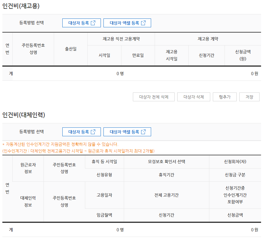 출산육아기 고용안정 장려금6