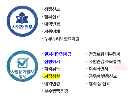 4대보험 상실 신고1