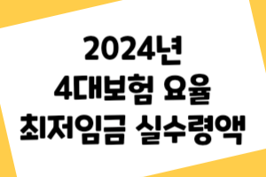 2024 실수령액